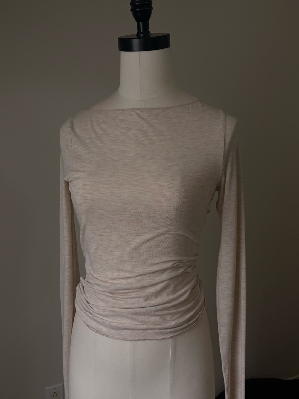 Garage Lettuce Hem Boatneck LS